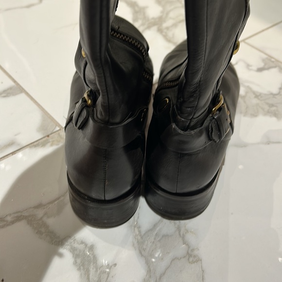 Michael Kors brown leather riding boots - Picture 6 of 9